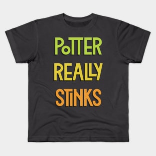 Potter Really Stinks Kids T-Shirt